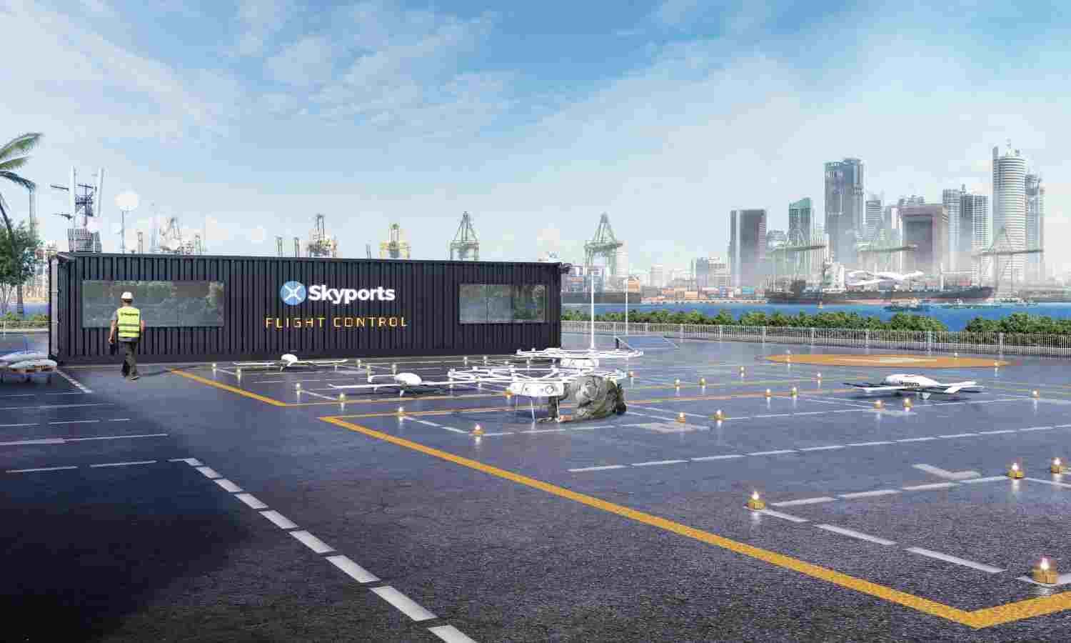 Skyports and Jurong Port join hands for drone delivery infrastructure