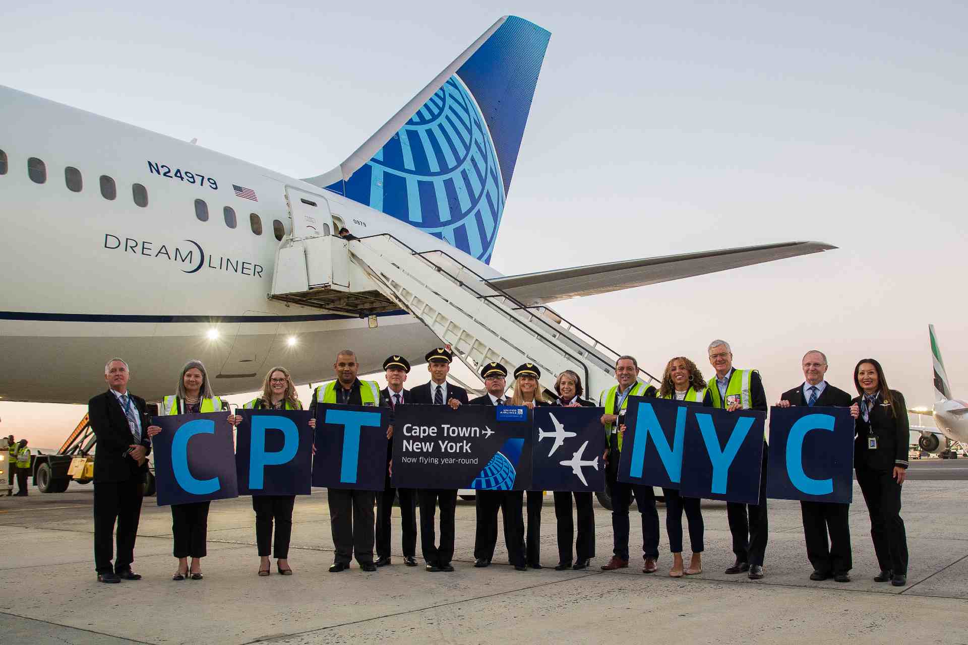 United Airlines commences 3 weekly flights between Cape Town-NY/Newark