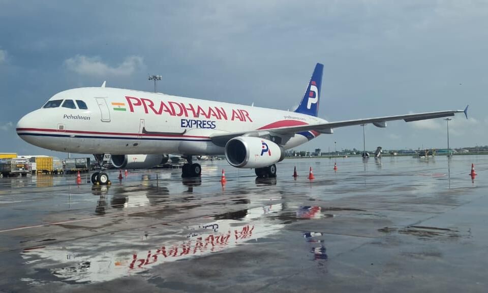 Pradhaan Air Express's first aircraft lands in New Delhi