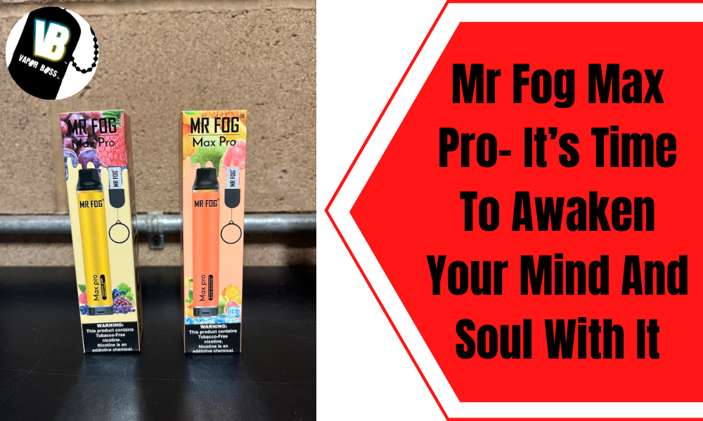 MR Fog Max Pro - It’s Time To Awaken Your Mind And Soul With It