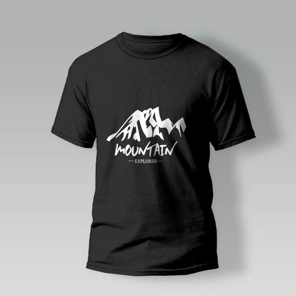 Buy Mountain Explorer T-Shirt Online - Black for Men/Women- Chitrkala
