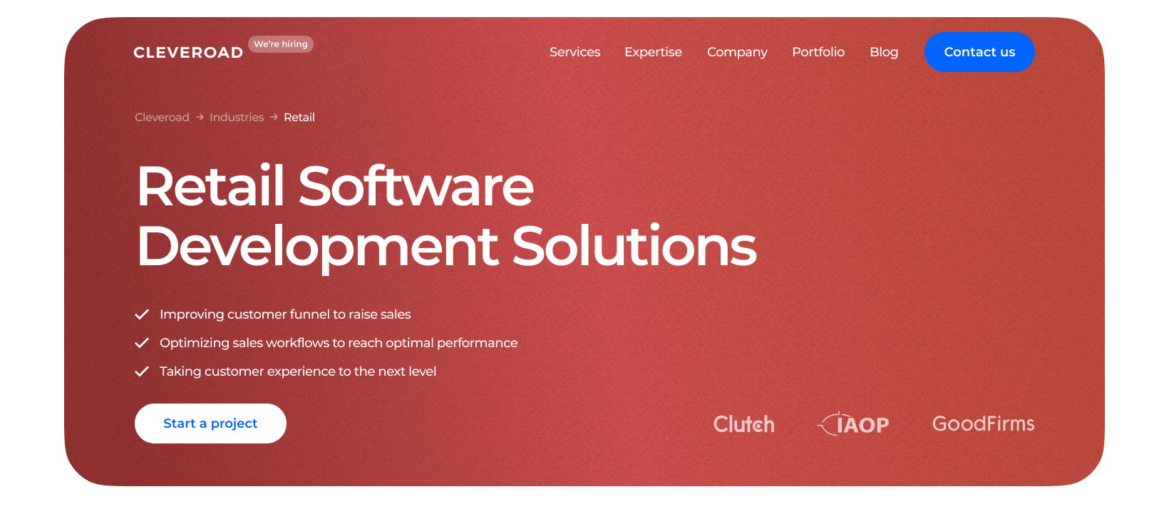 Retail software development company | Cleveroad