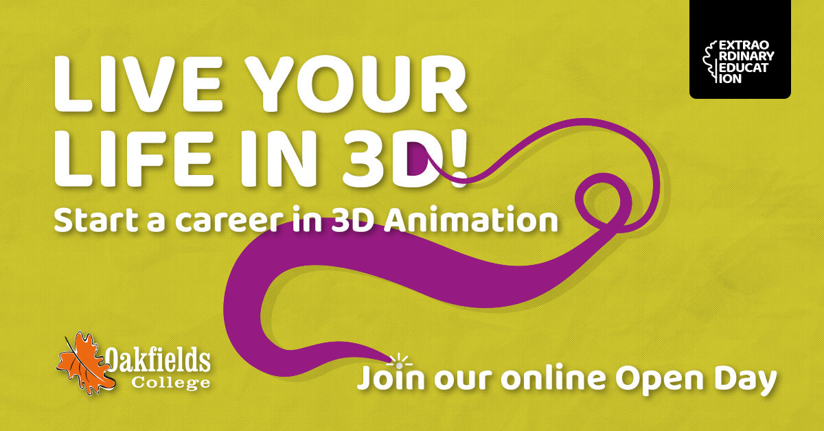 Learn 3D Animation & Visual Effects Course - Oakfields College