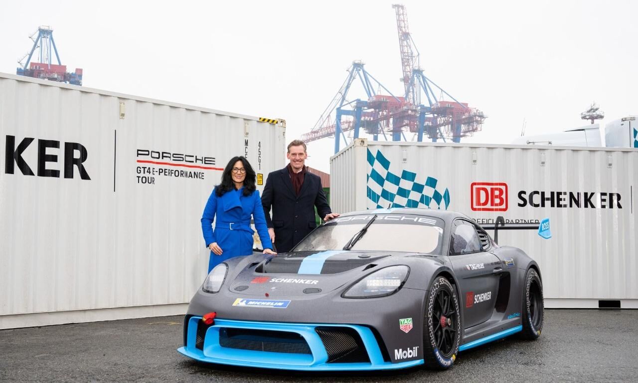 DB Schenker supports Porsche GT4 e-Performance Tour