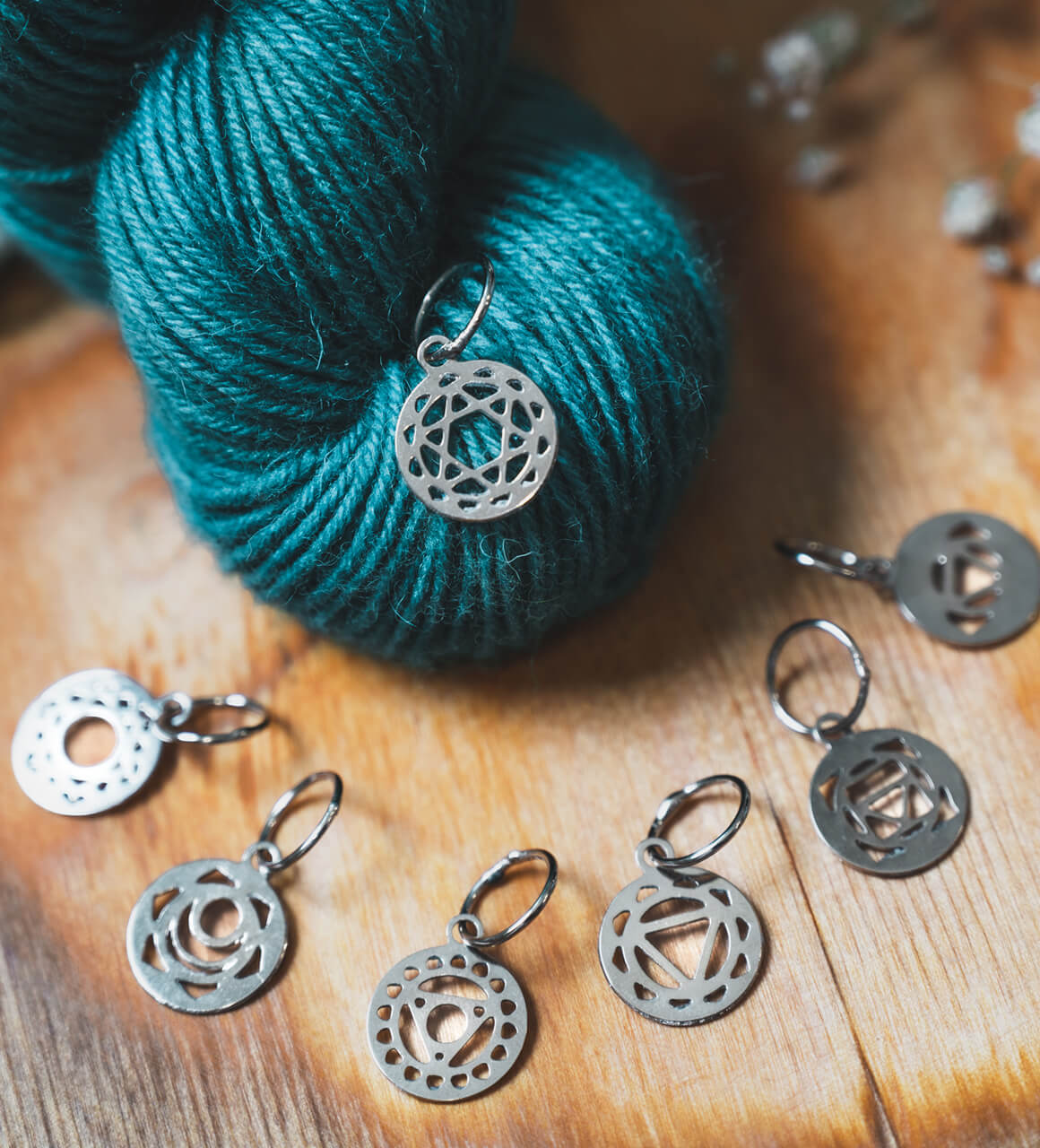 KnitPro Chakra Stitch Markers | The Mindful Collection