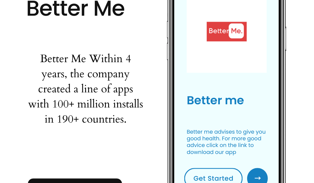 The BetterMe app is a great example of how AI can help people make healthier choices.