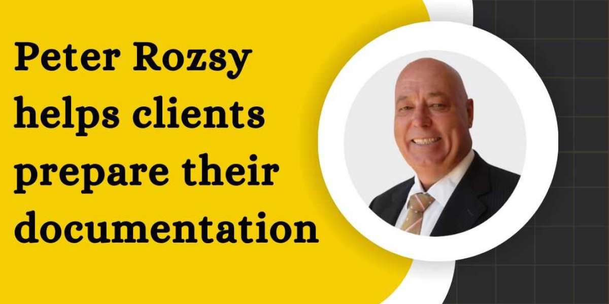Peter Rozsy helps clients prepare their documentation