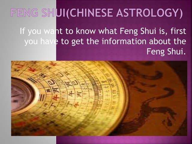 Institute of Vedic Astrology- Feng shui