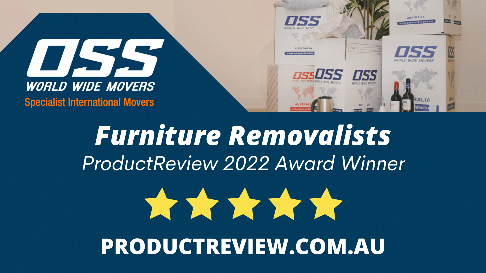 OSS Wins ProductReview ‘Furniture Removalist’ Award for 2022
