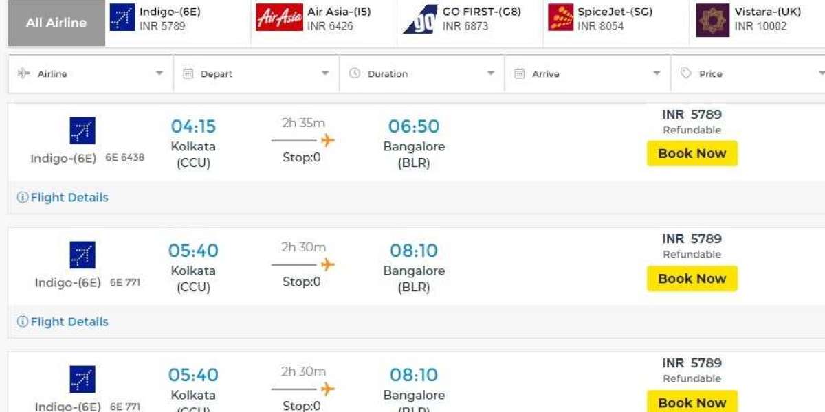 How can I check my air ticket price Kolkata to Bangalore? on Adotrip
