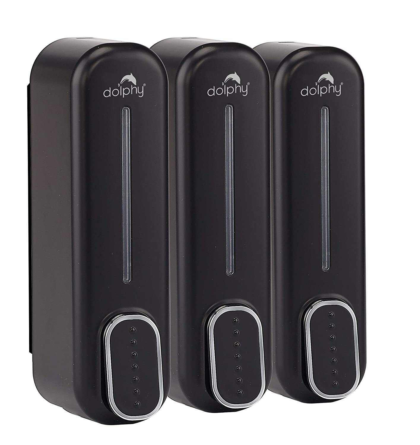 Soap Dispenser 300ML Set of 3 - Black