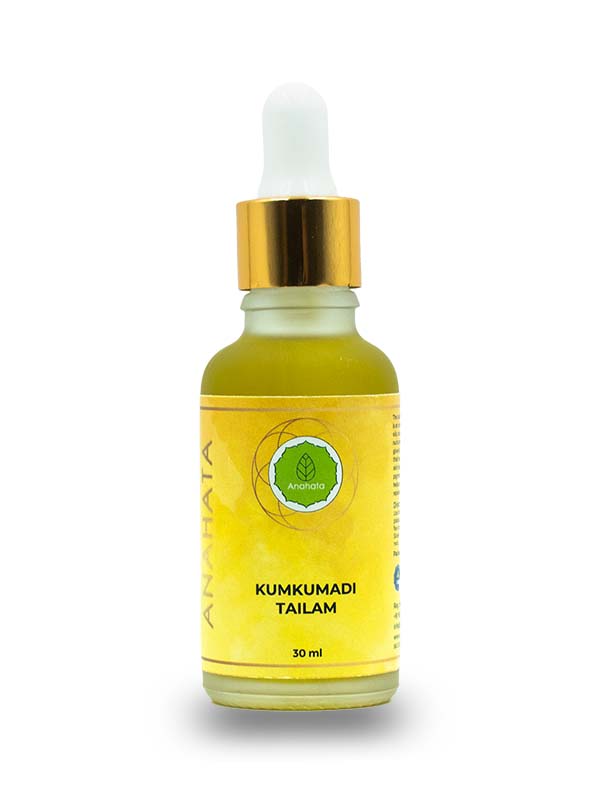 Buy Ayurvedic Kumkumadi Tailam(Oil) For Skin Whitening, Kumkumadi Face Serum for Glowing Radiant Skin - Anahata Organic