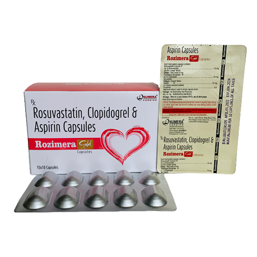 Rosuvastatin 10 mg +Clopidogrel 75 mg + Aspirin 75 mg Franchise | Rosuvastatin 10 mg +Clopidogrel 75 mg + Aspirin 75 mg PCD Pharma Company
