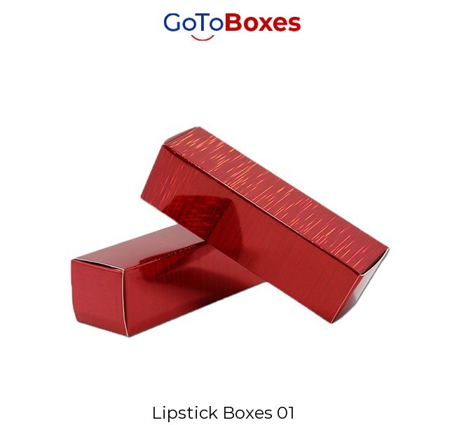 Custom Lipstick Boxes Wholesale Packaging -GoToBoxes Boxes