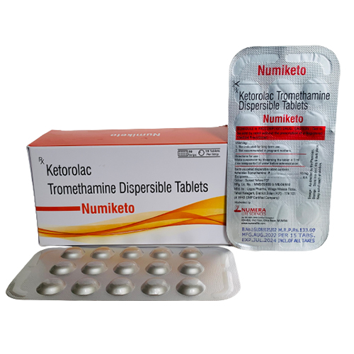 Ketorolac Tromethamine Dispersible 10 mg Tablet Franchise | Ketorolac Tromethamine Dispersible 10 mg Tablet PCD Pharma Company