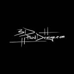 3D Paint Design Profile Picture