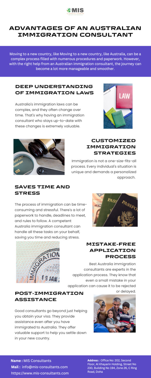 Advantages of an Australian immigration consultant