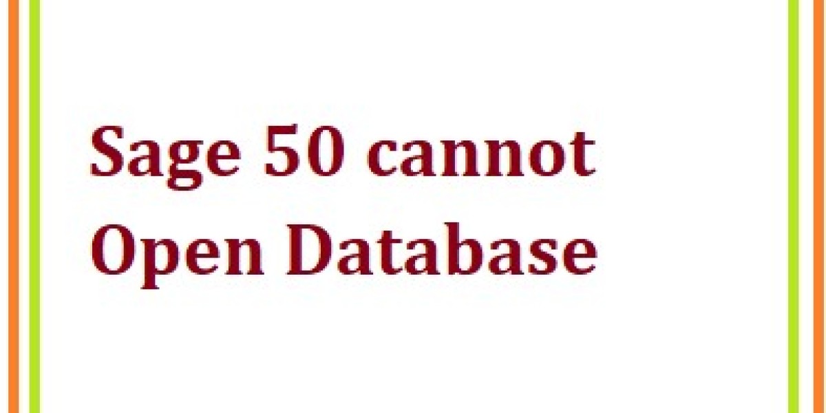 Sage 50 cannot Open Database