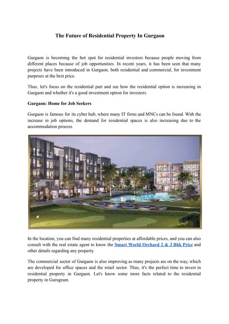 The Future of Residential Property In Gurgaon.pdf