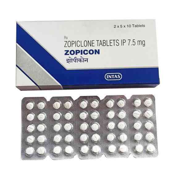 Zopiclone 7.5 Mg Intas Pharma | Buy Zopiclone 7.5mg UK | Zopiclone 7.5 Mg Intas Pharma Tablet Cost