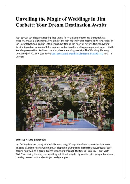 Unveiling the Magic of Weddings in Jim Corbett.pdf