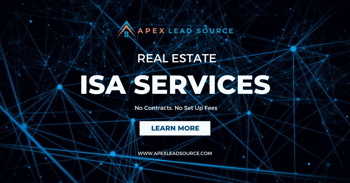 Real Estate ISA Service - Let Apex ISA Call Your Leads