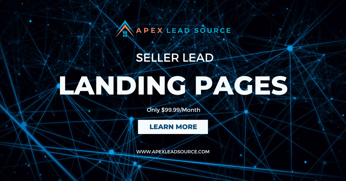 Seller Leads Landing Pages - Motivated Real Estate Seller Leads