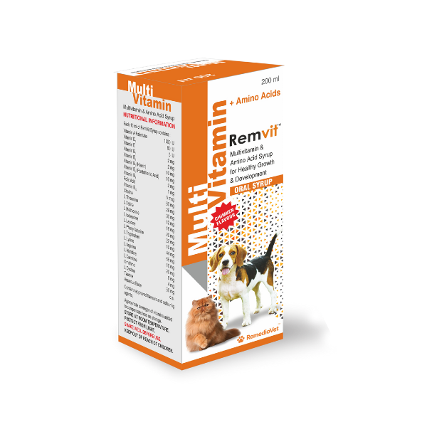 Dog Multivitamin | Dog Vitamin Syrup | Chicken Flavour