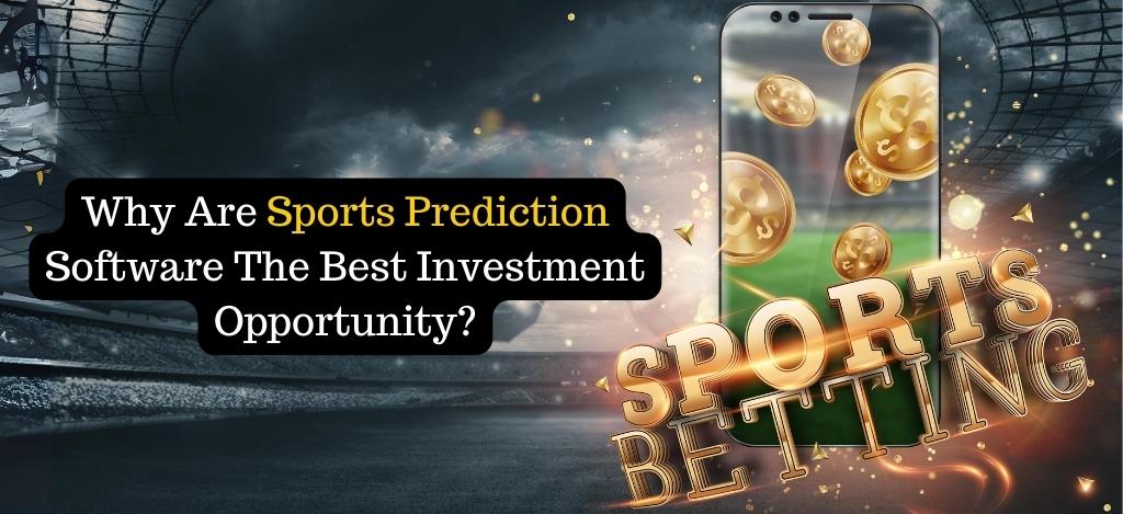 Why Are Sports Prediction Software The Best Investment Opportunity? - Bloglabcity.com