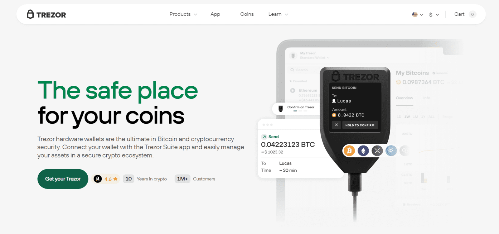 Trezor Wallet - The Secure Wallet Extension