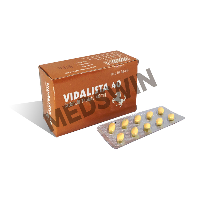 Buy Vidalista 40 mg Tadalafil Online, 20% OFF, Free Shipping - Medswin