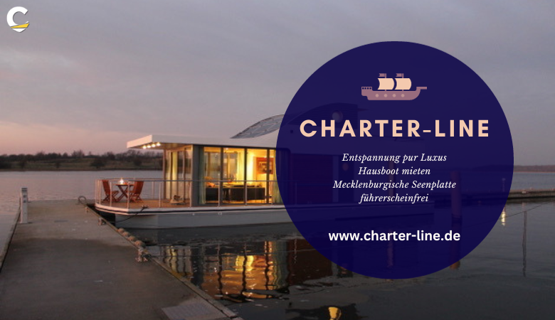 Charter Line — Entspannung pur Luxus Hausboot mieten Mecklenburgische Seenplatte führerscheinfrei