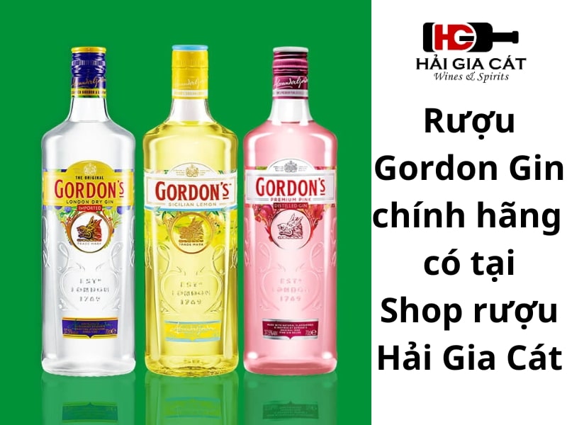 Giá Rượu Gordon Gin Nhập Khẩu Từ Anh Hương Vị Lôi Cuốn #1