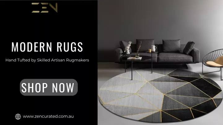 PPT - Shop Modern Rugs | Customization Available | Zen Curated PowerPoint Presentation - ID:12643799
