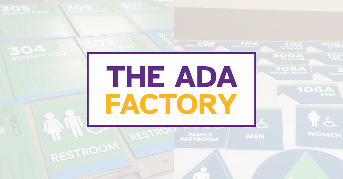 Custom ADA Signs for Bathroom, Parking, Wayfinding & More