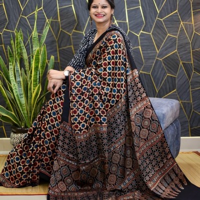 Sangam: Ajrakh Modal Silk Saree Profile Picture