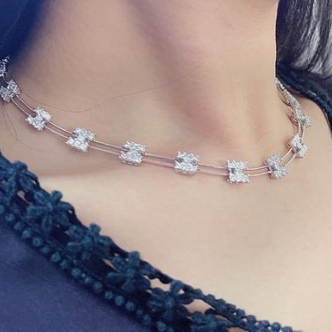 Regal Radiance: The Princess Cut Diamond Necklace Collection | by Houseofjedidiah | Dec, 2023 | Medium