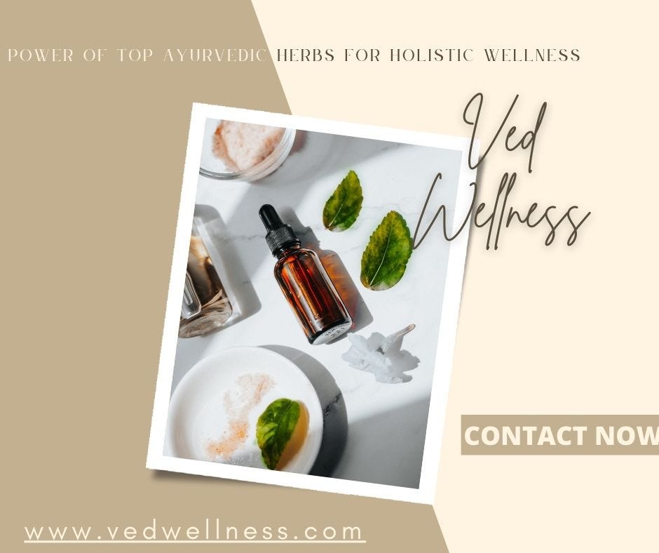 Unveiling the Power of Top Ayurvedic Herbs for Holistic Wellness | by Ved Wellness | Jan, 2024 | Medium