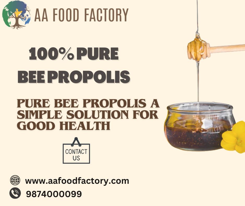 Exploring the Golden Elixir: The Enigma of 100% Pure Bee Propolis – AA Food Factory
