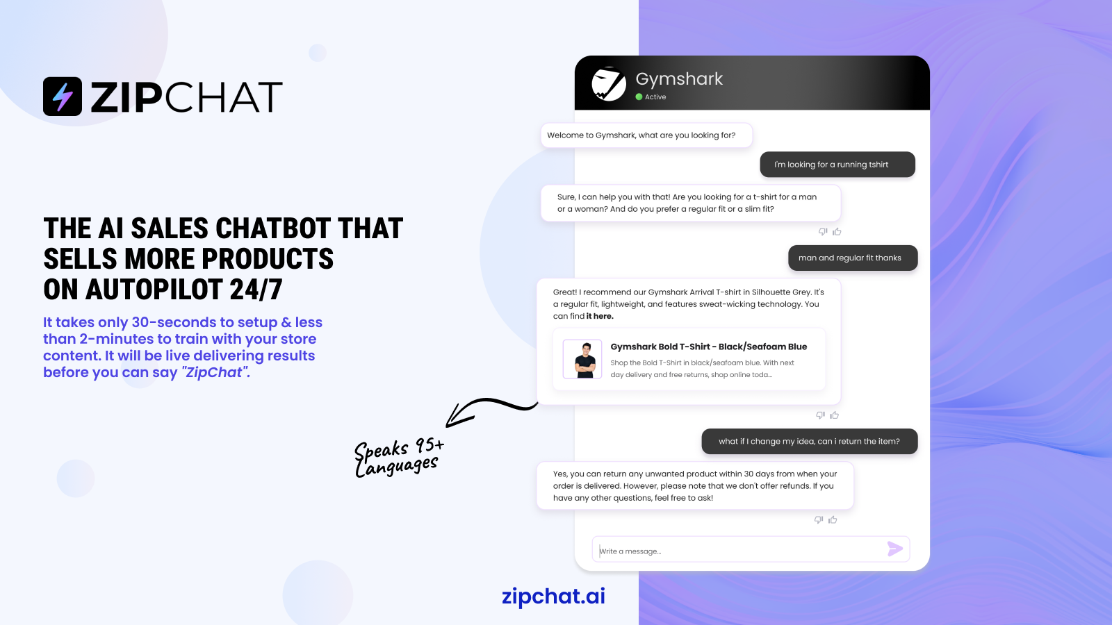 GPT4 Ai-Powered Chatbot for E-Commerce | Zipchat