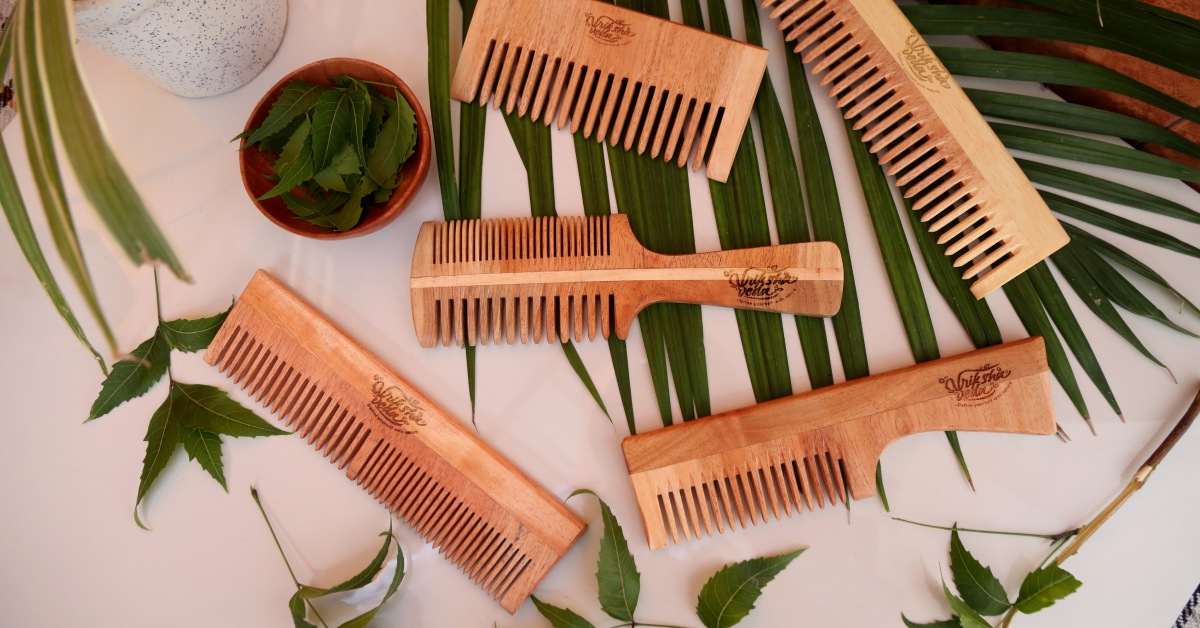 Choose the Perfect Neem Wood Comb for Your Hair Type - Vriksha Veda