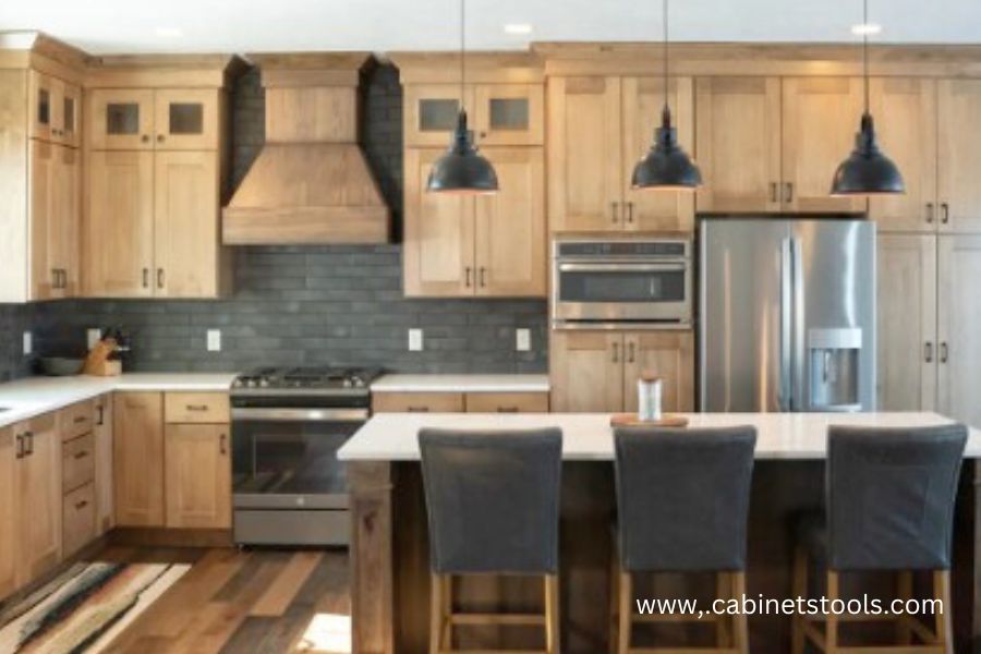 Embracing Timeless Elegance: The Allure of Farmhouse Natural Wood Kitchen Cabinets - Cabinets Tools