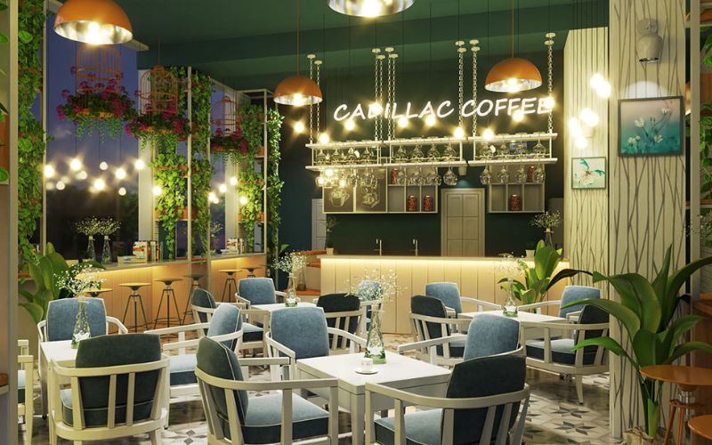 12+ Mẫu trang trí quán cafe cổ điển sang trọng và độc đáo