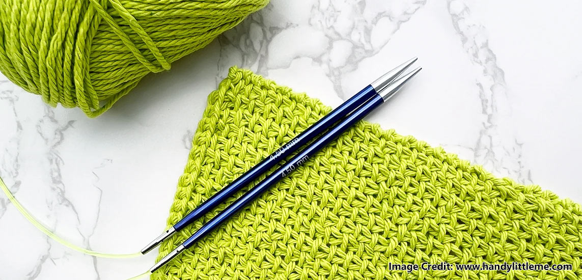 Knitting Tutorial: How to knit the Linen Stitch