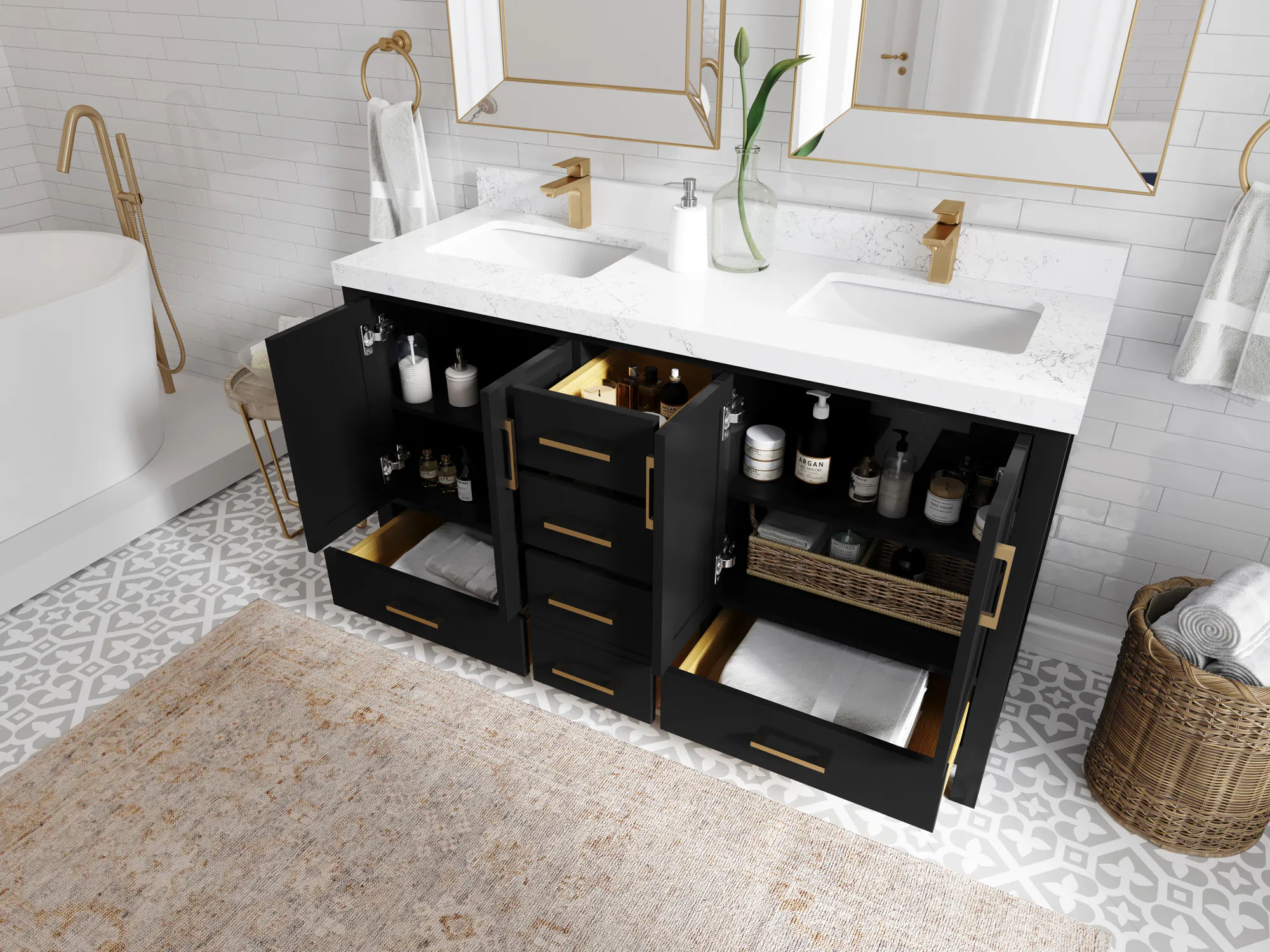 Perfect Double Sink Vanity and Upgrade Your Bathroom Now