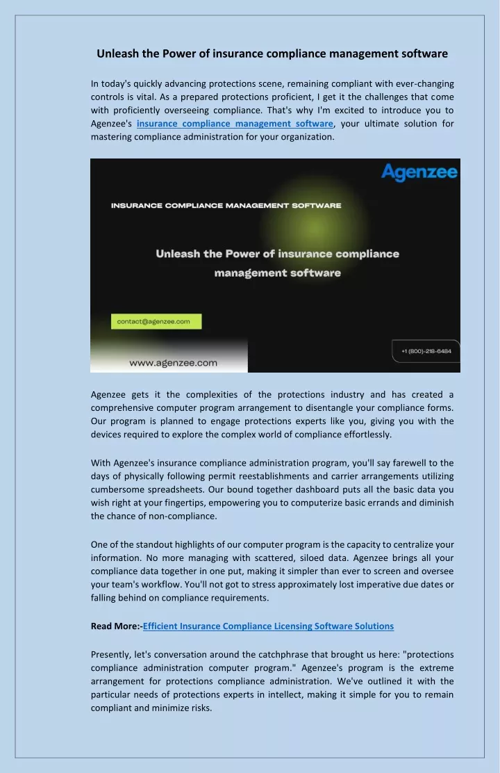 PPT - Streamline Compliance with insurance compliance management software PowerPoint Presentation - ID:12886438