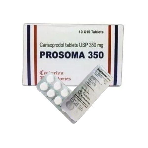Buy Prosoma 350Mg | Carisoprodol | Uses, Dosage & Price