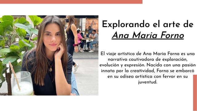 "Lienzo trascendente: el arte de Ana Maria Forno" | PPT