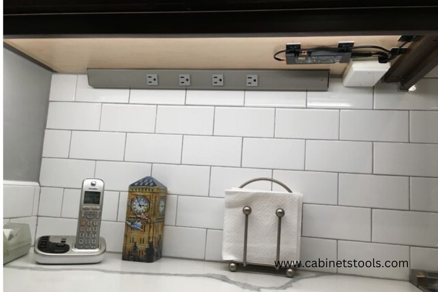 Maximizing Kitchen Efficiency: The Benefits of angled under cabinet power strip - Cabinets Tools