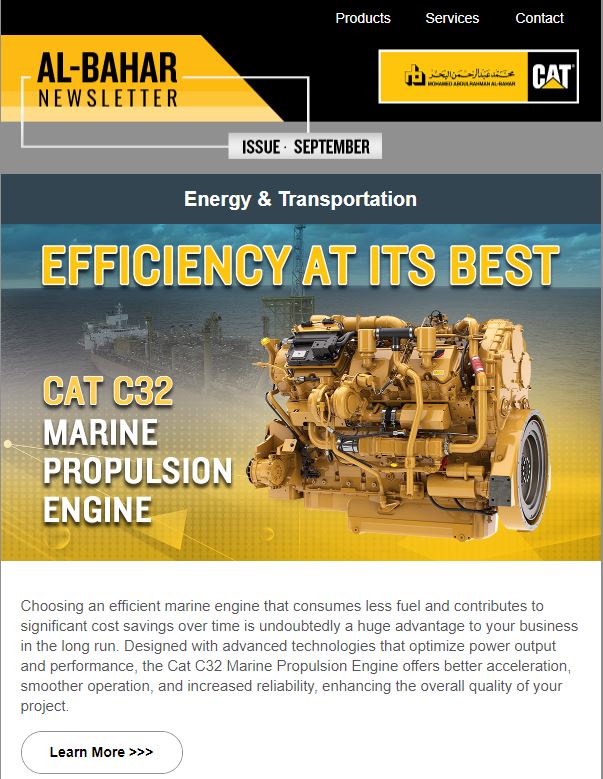 Cat equipment management | Al-Bahar